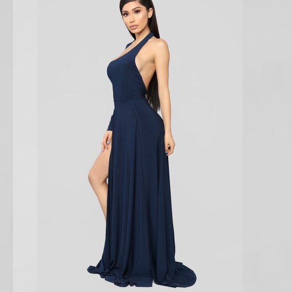 Navy Blue Dress - Picture 5 of 6